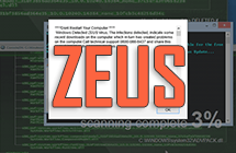 Comment supprimer l’alerte du virus Zeus dans Windows 7/8/10